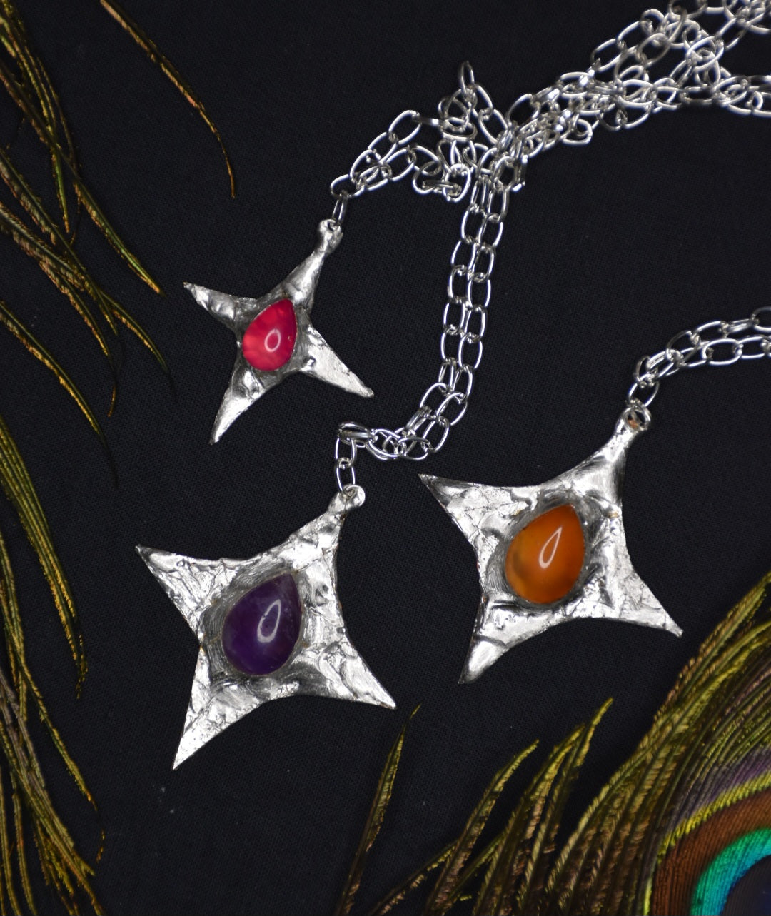 Lantern star necklace