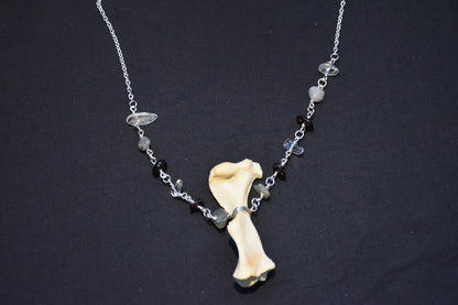 Beaver bone necklaces