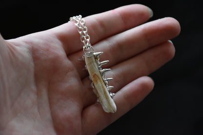 Armoured teeth necklaces