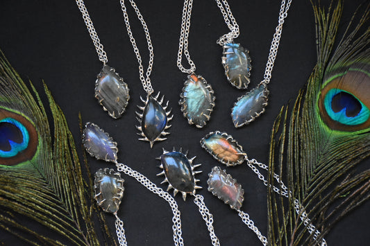Soldered Labradorite necklace