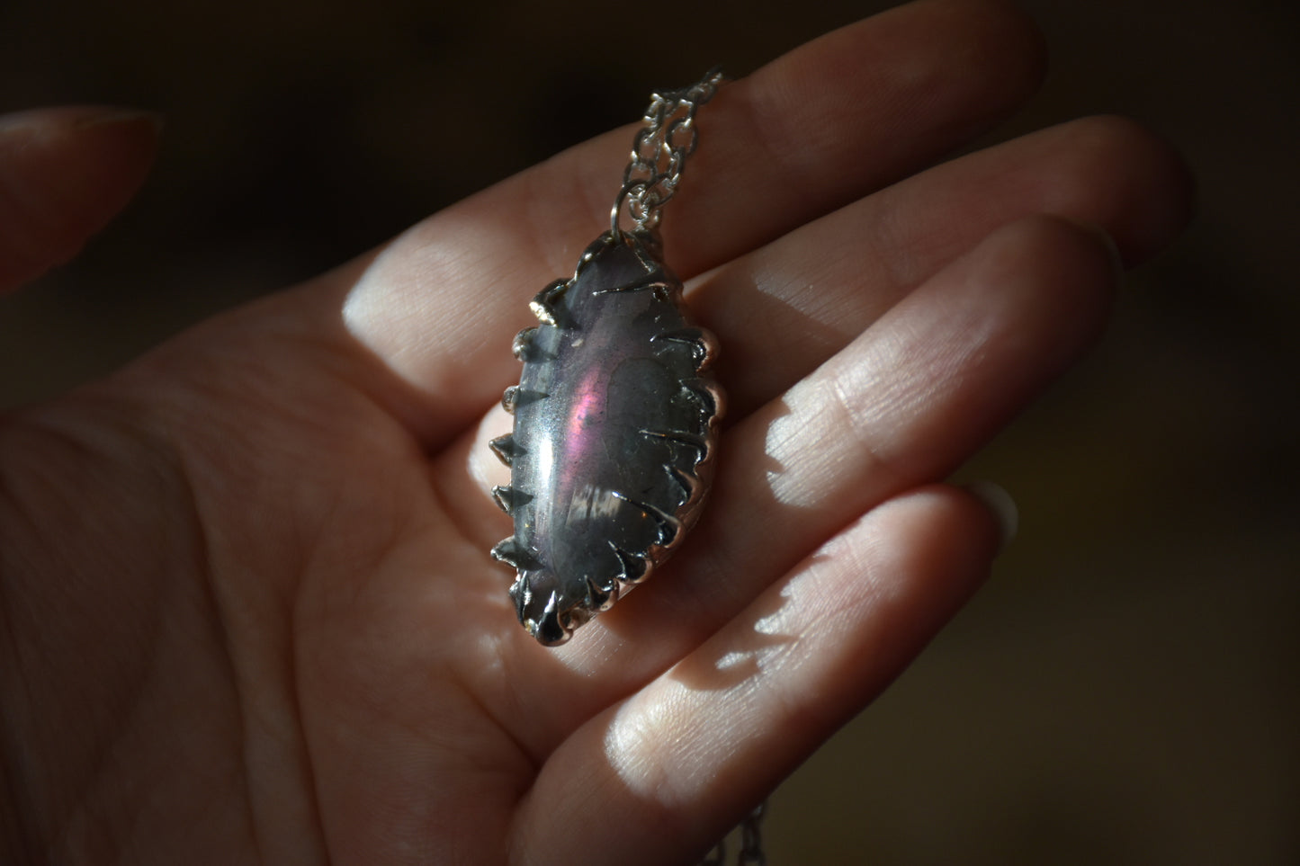 Soldered Labradorite necklace