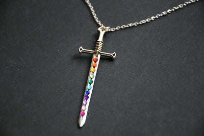 Sword earrings / necklace