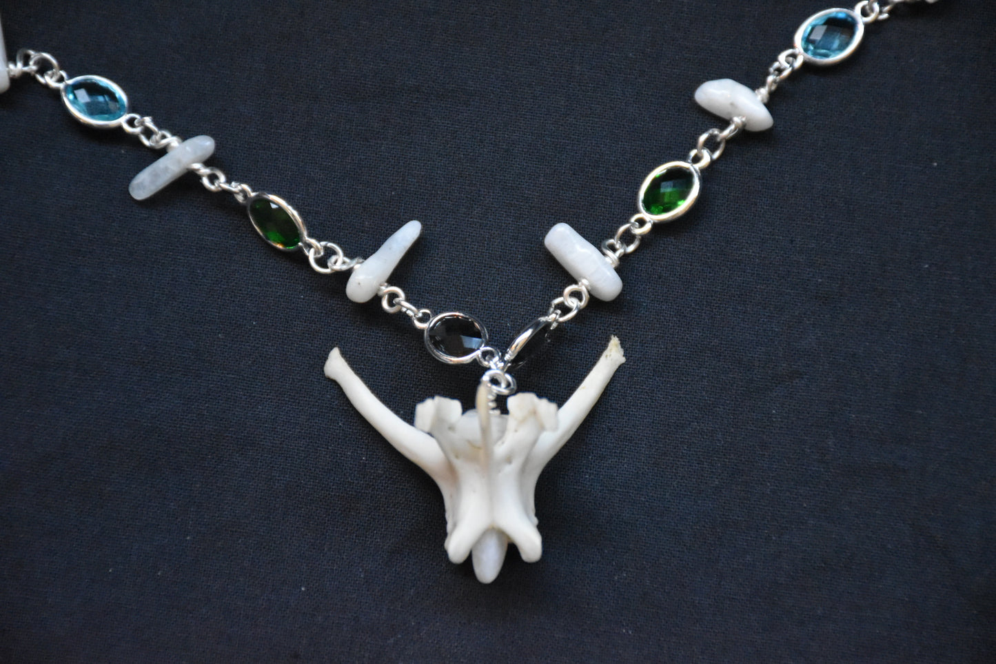 Hare moonstone necklaces