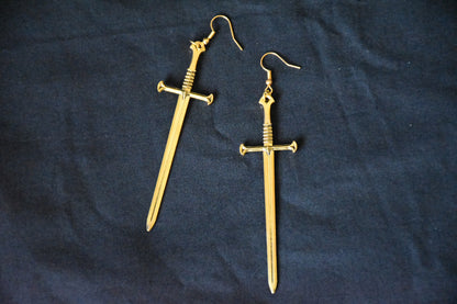 Sword earrings / necklace