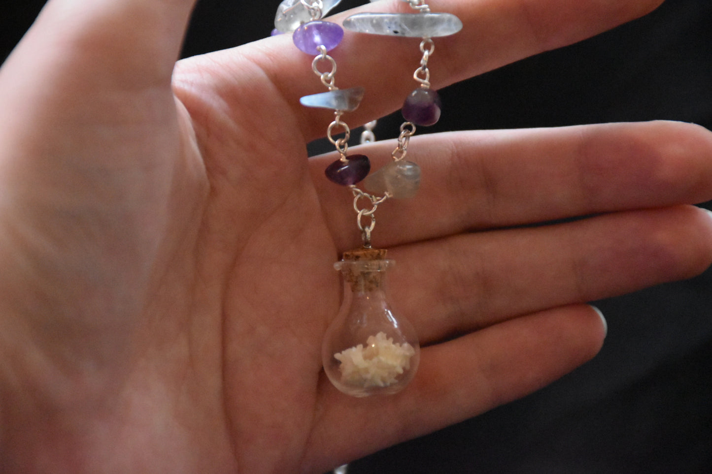 Snake bottle necklaces