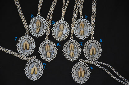 Fox teeth charm necklaces