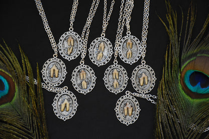 Fox teeth charm necklaces
