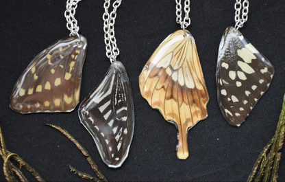 Butterfly wing necklace