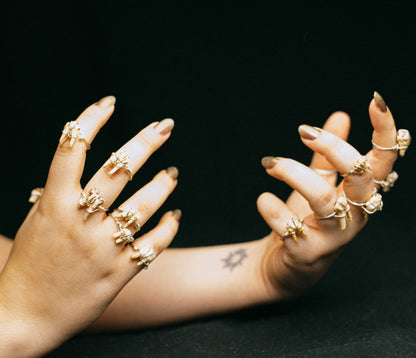 deer tooth ring