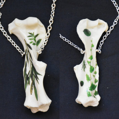 Flower bones necklaces
