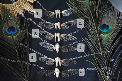 Silver toothfairy necklace