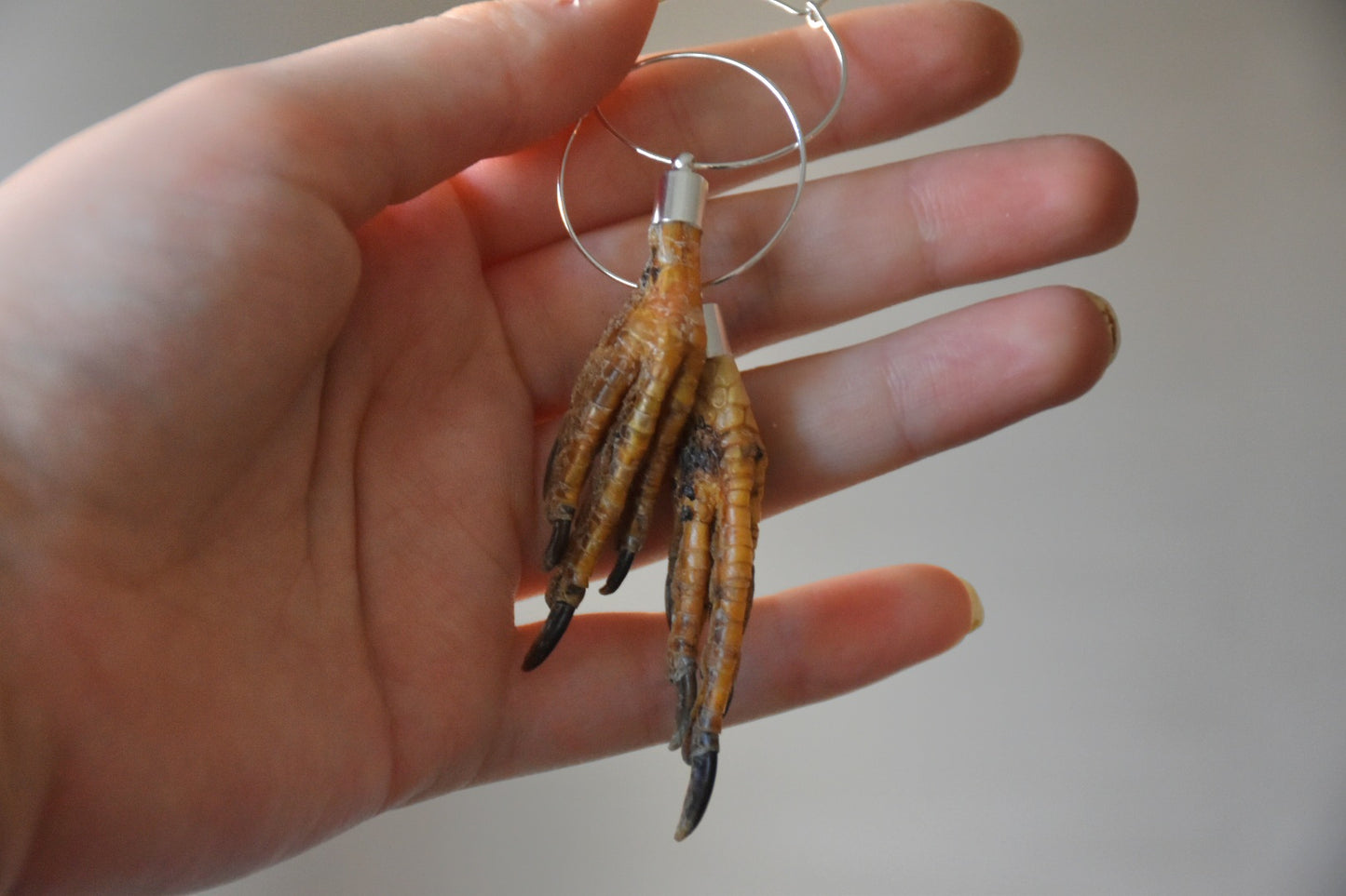 Dove feet earrings