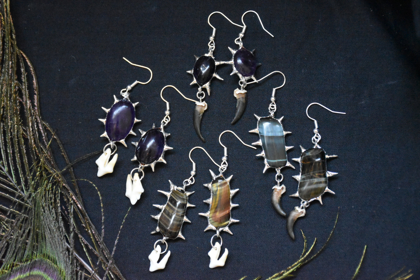 Soldered earrings