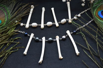 Fox bone necklace
