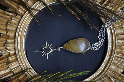 Spikey quartz necklaces