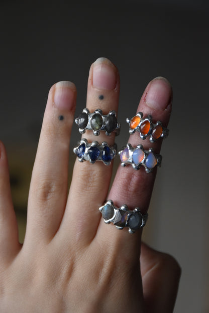 Crystal rings