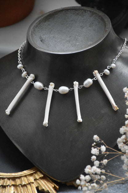 Fox bone necklace