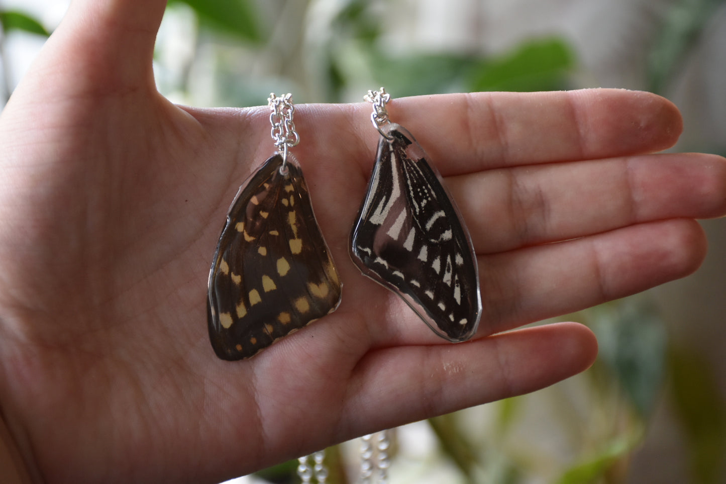 Butterfly wing necklace
