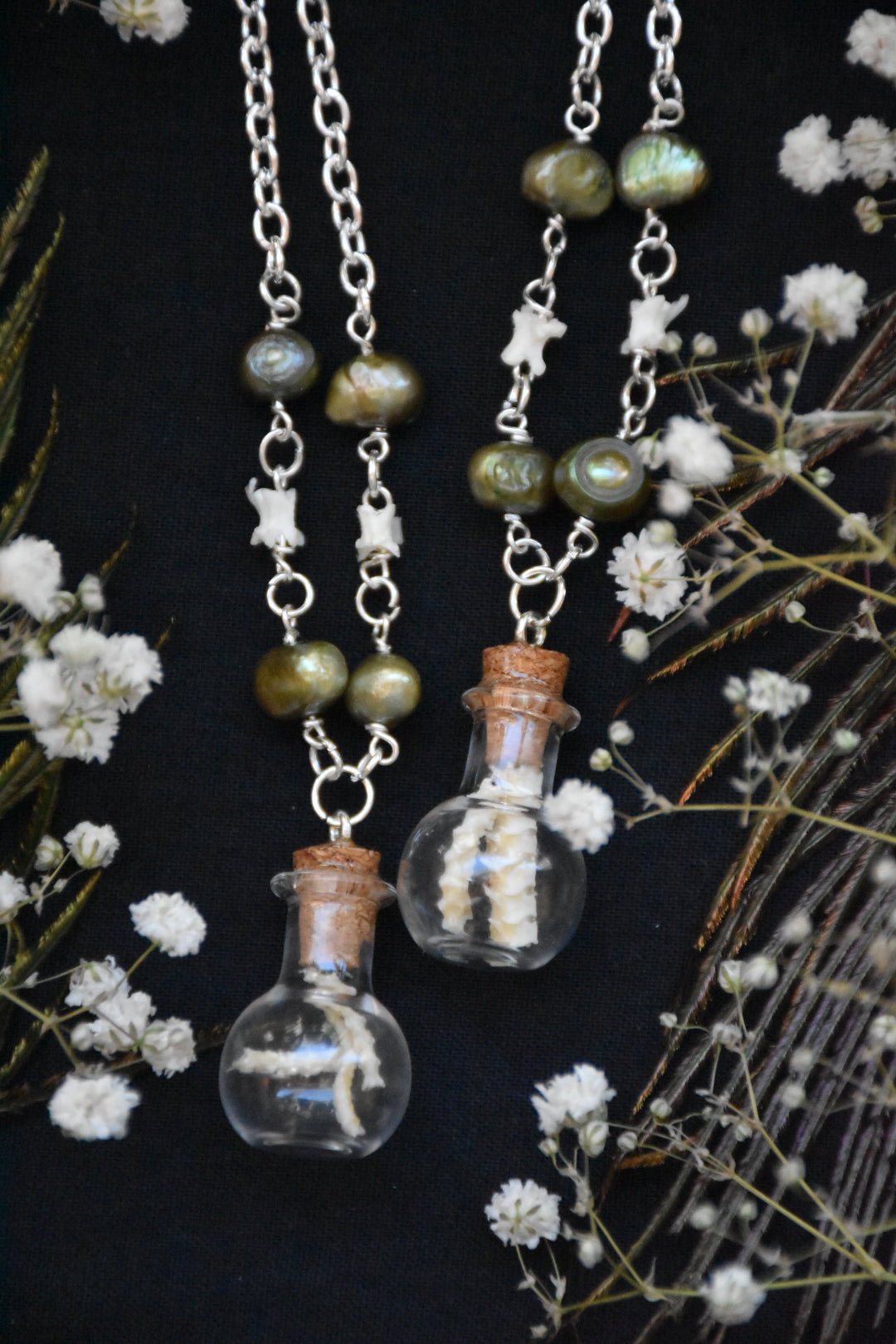 Snake bone bottle