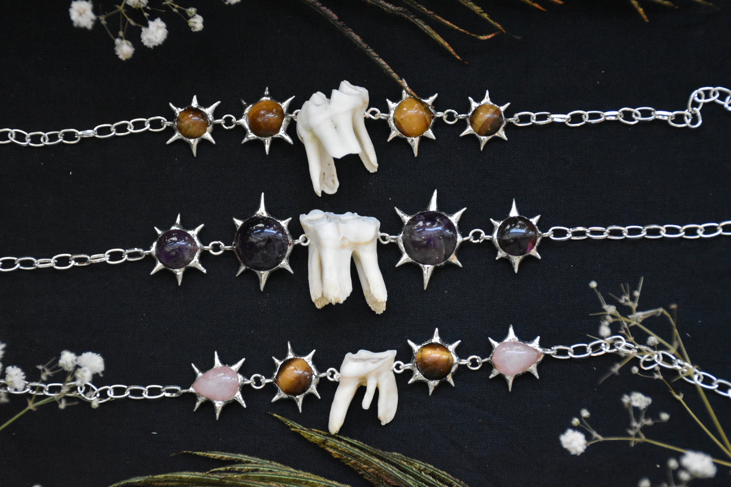 sunshine tooth necklaces