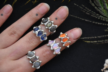 Crystal rings