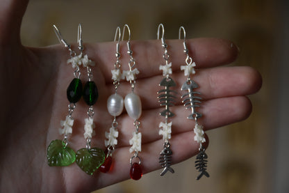 magical snake earrings