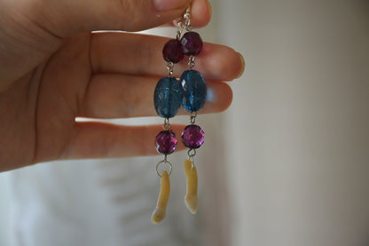 Dangly bead earrings