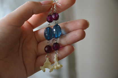 Dangly bead earrings