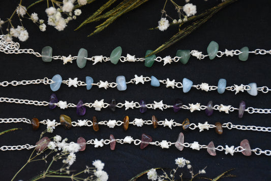 Snake crystal necklaces