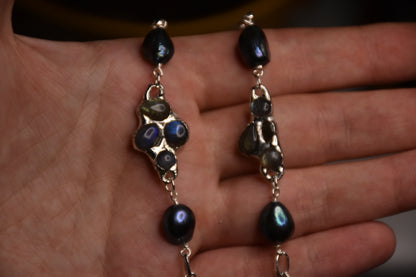 Labradorite choker
