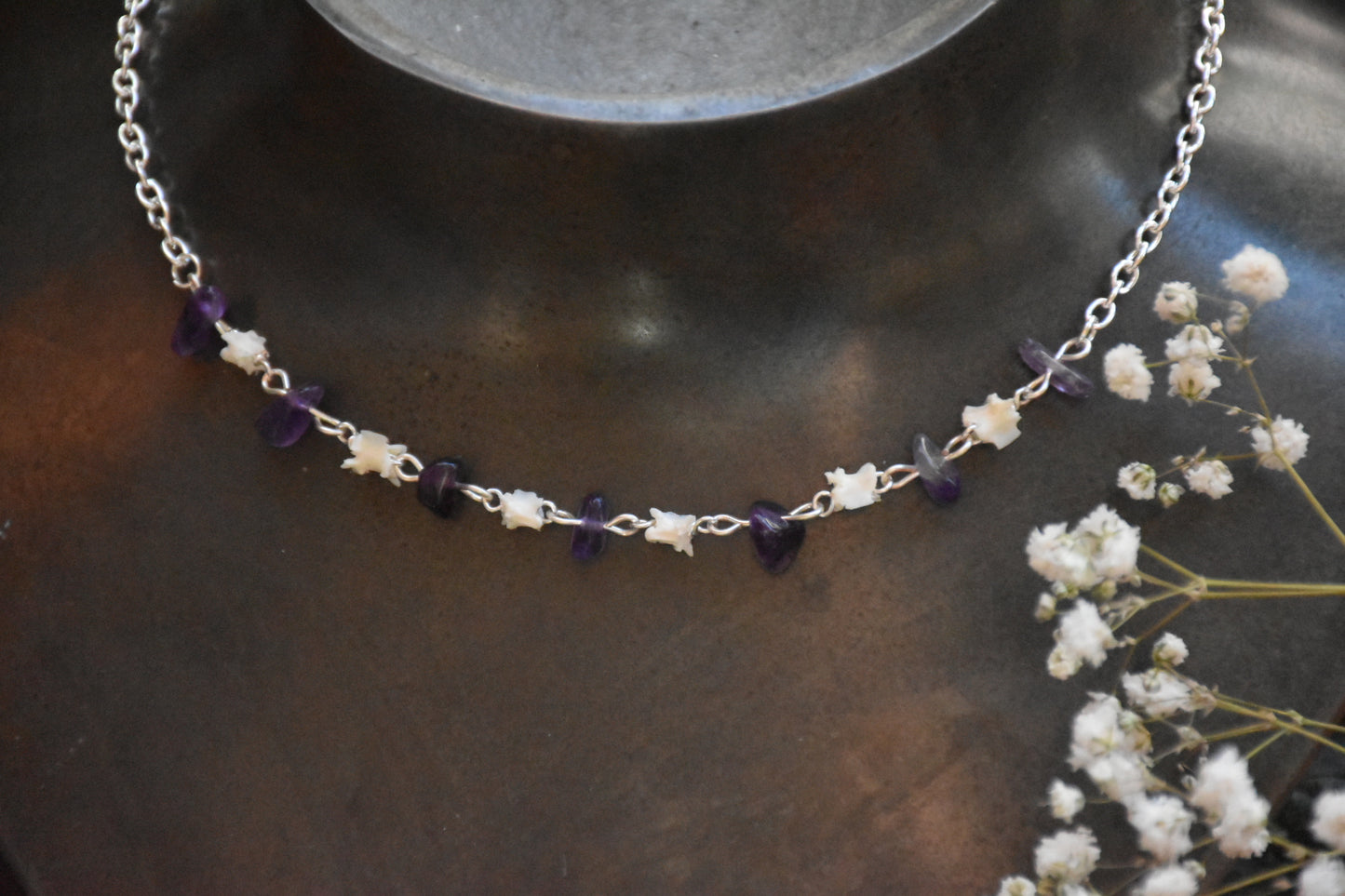 Snake crystal necklaces