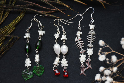 magical snake earrings