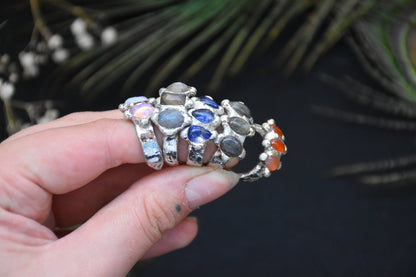 Crystal rings