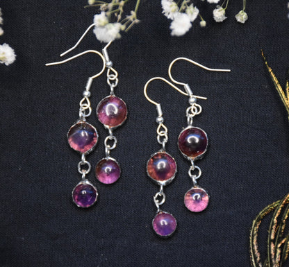 Amethyst earrings
