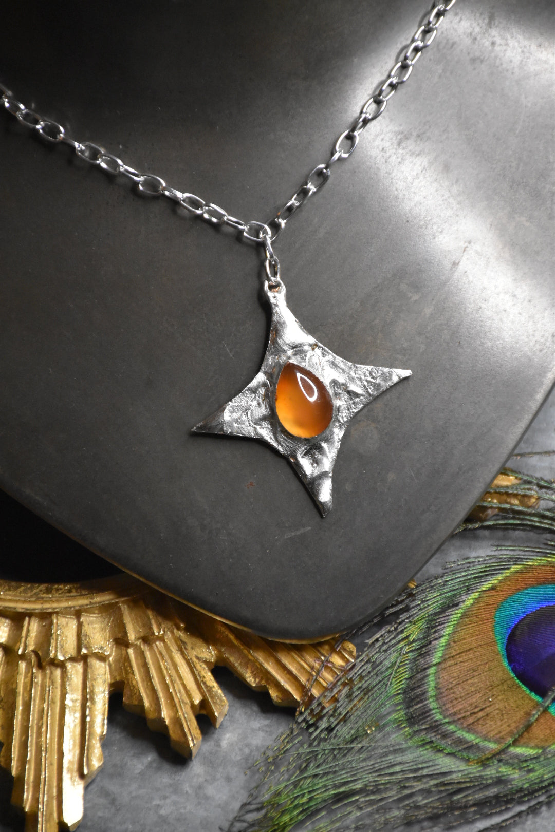 Lantern star necklace