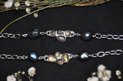 Labradorite choker