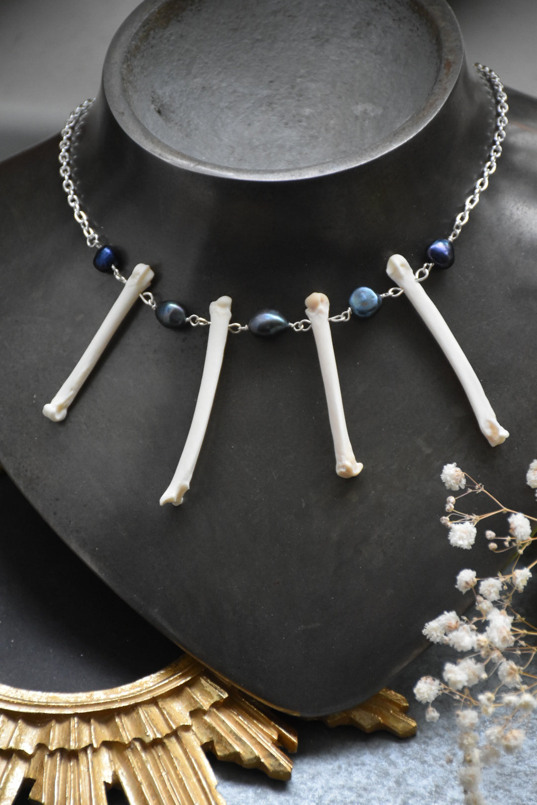 Fox bone necklace
